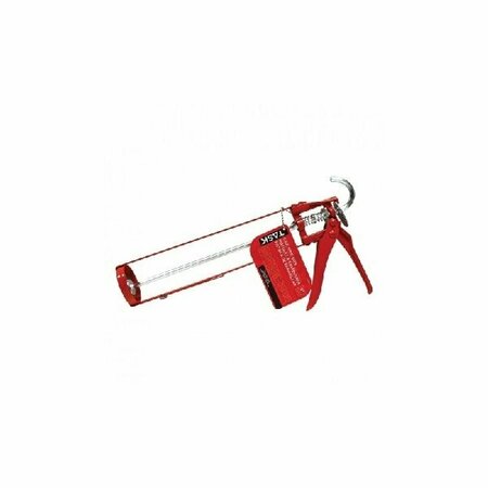 TASK TOOLS Caulk Gun Light Duty Red 9in T37063